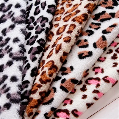 100 persen poliester Print Coral Fabric Untuk Selimut