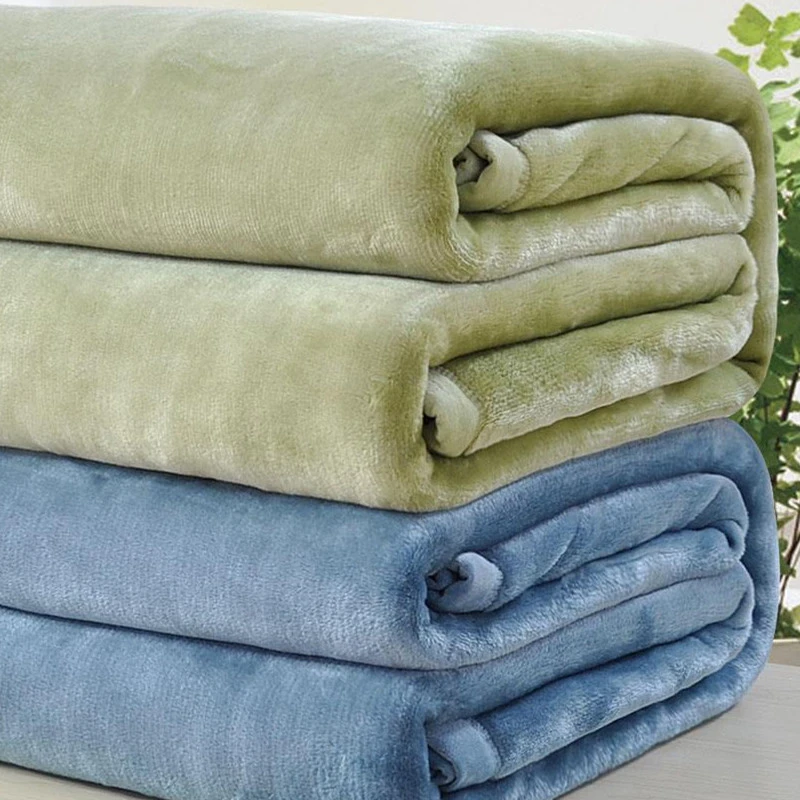 Selimut bulu flanel koral anti-pil