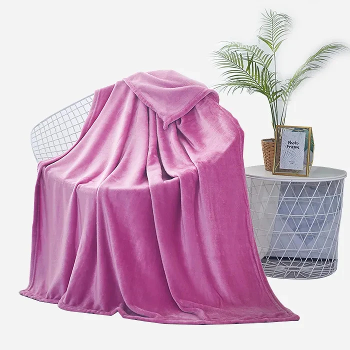 Selimut Bulu Flanel Karang