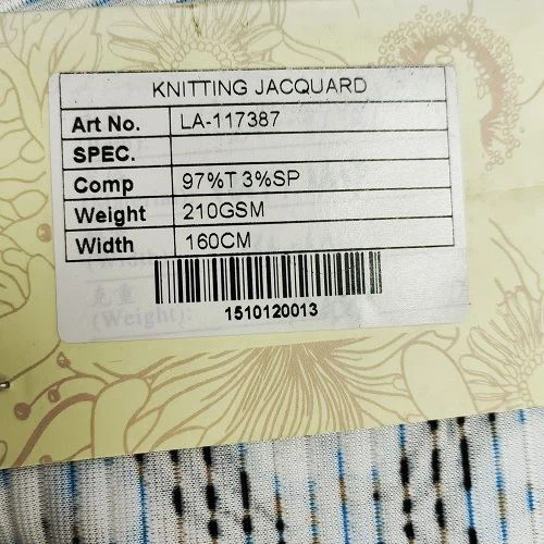 Custom Rib Knit Fabric