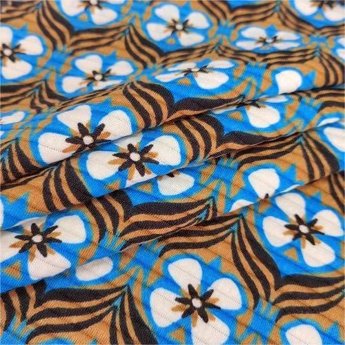 Custom Rib Knit Fabric