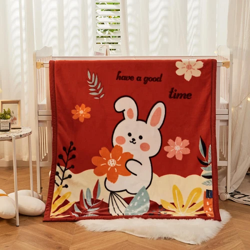 Selimut Bayi Raschel Lapis Ganda