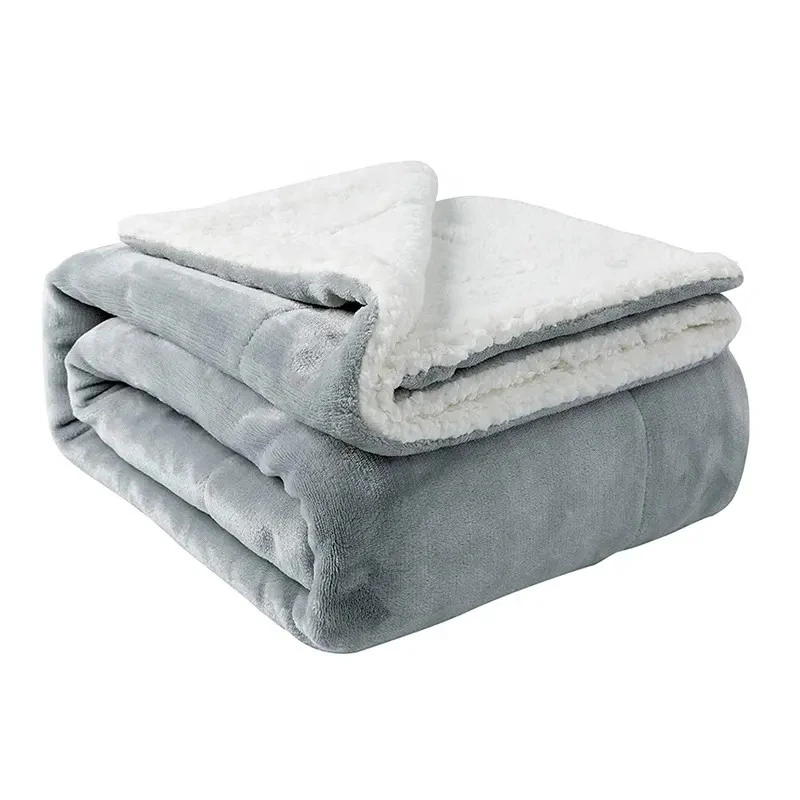HGIH kualitas sherpa fleece selimut
