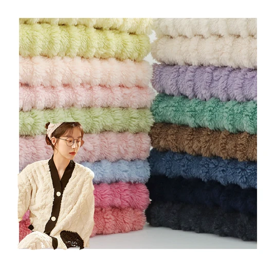 Kain Kain Sherpa Rajut Jacquard