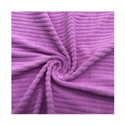 Baju Renang OEM Stripe Rib Fabric