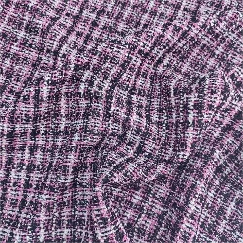 Plaid Knitting Jacquard Fabric