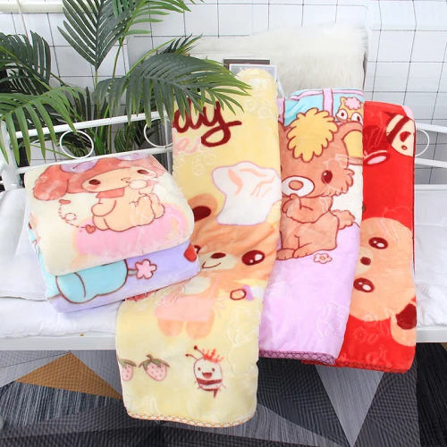 Selimut Bayi Raschel Dua Lapis