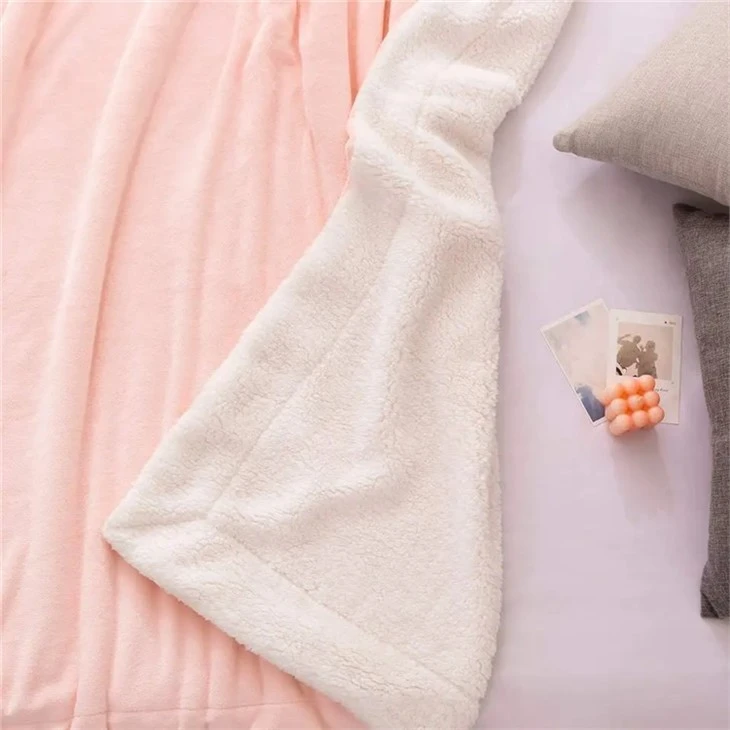 Customized 	Sherpa Baby Swaddle Blanket