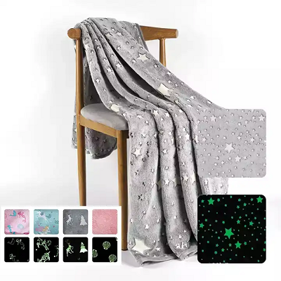 100% selimut bercahaya poliester