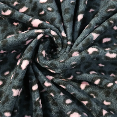 Kain Rusuk Bulu Kutub Cetak Macan Tutul