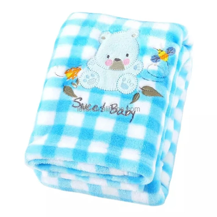 Selimut Bayi Beruang Cetak