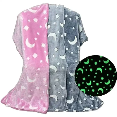 Selimut Flanel Cetak Bintang