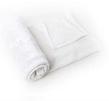 Double Layer White Blanket