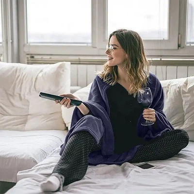 Polar Fleece Blanket With Logo